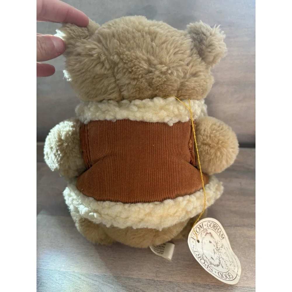 1985 Jointed Gorham Collector VTG Ricky Rodeobear Teddy Bear Plush Tan 13